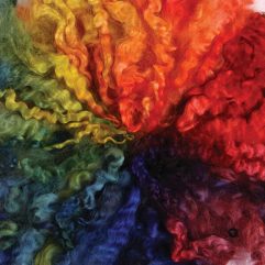 Ashford Rainbow Dyed English Leicester for sale on Wool Craft
